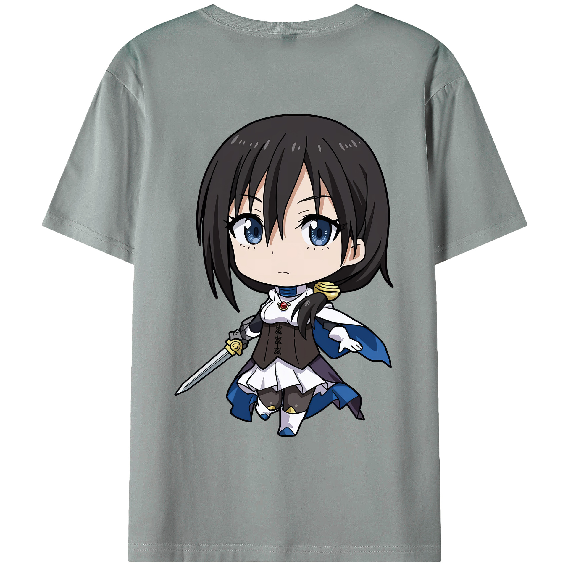 （画像用） 転スラ Regarding Reincarnated to Slime 綿100％ メンズ半袖Tシャツ（バックプリント） 通気性